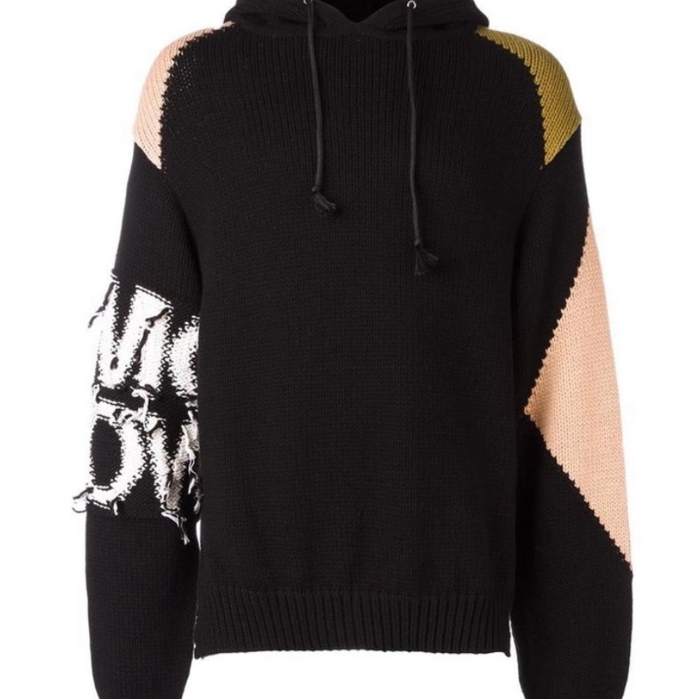 Stella McCartney Tomorrow Hoodie Sweater Black, Tan, White